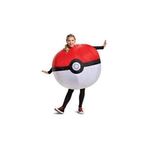 ONLINE ONLY:  Pokemon Poke Ball Inflatable Adult Costume