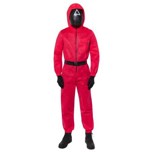 Squid Game Guard Inspired Adult Costume - Triangle [Size: Small-Med]