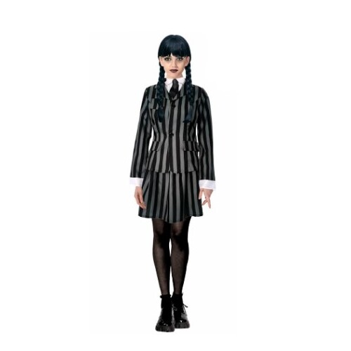 Wednesday Nevermore Uniform Style Adult Costume  [Size: XS-S (8-10)]