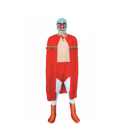 Mexican Wrestler Adult Costume [Size: Large-XL]