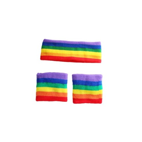 Tennis Sweatband Set - Rainbow