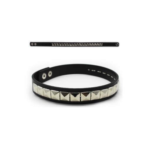Punk Studded Choker - Square Studs