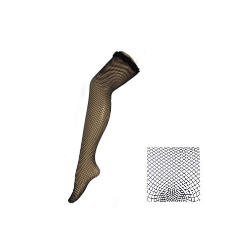Black Fishnet Pantyhose - Midsize Weave
