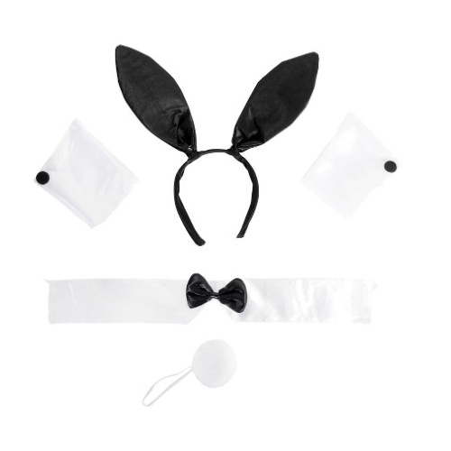 Play Bunny Set - Black & White