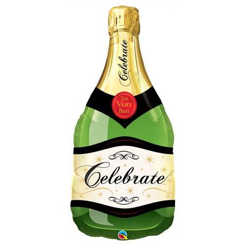 Celebrate Champagne Supershape Foil Balloon - 99cm