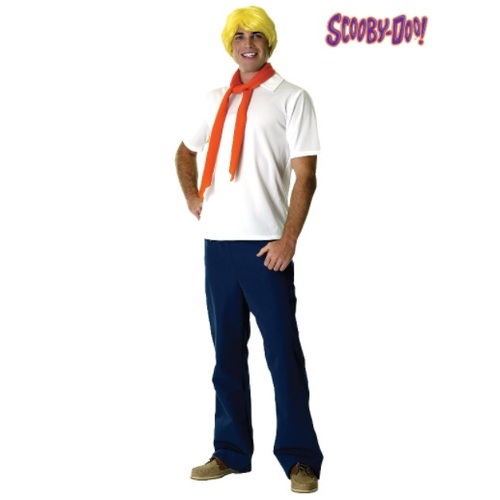 Scooby-Doo Fred Jones Deluxe Adult Costume [Size: Std)]