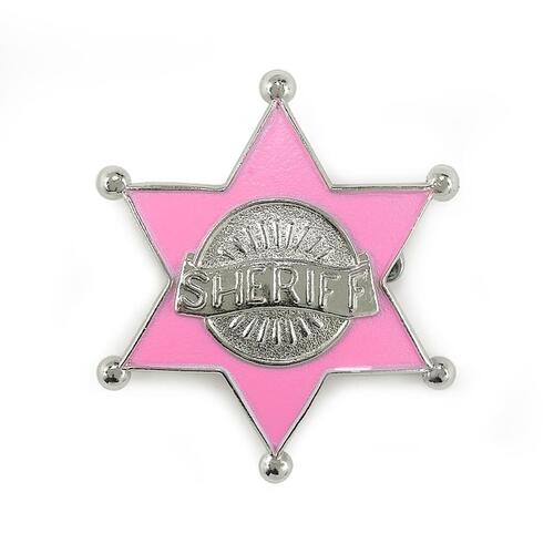 Sheriff Badge - Pink 