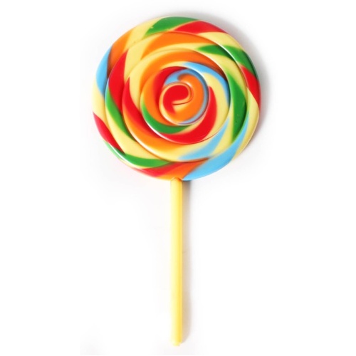 Fake Giant Rainbow Lollipop