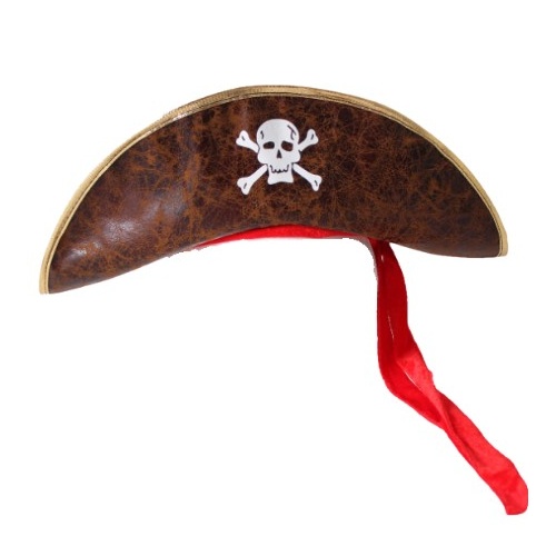 Deluxe Brown Pirate Hat