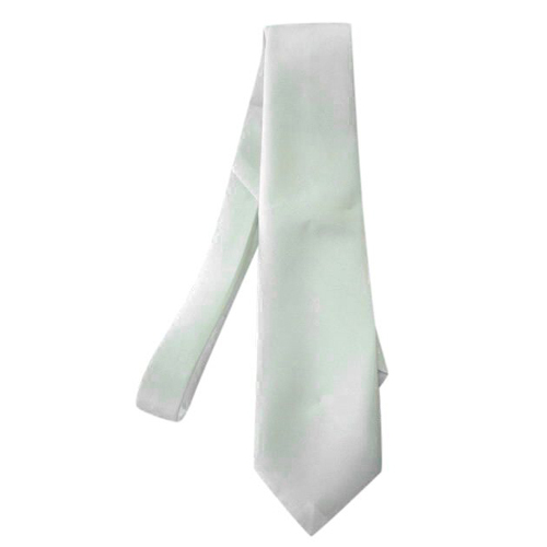 Wide White Gangster Tie