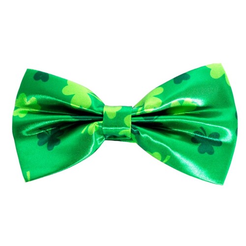 Irish Shamrock Bow Tie