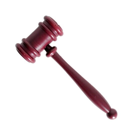 Brown Judge's Gavel