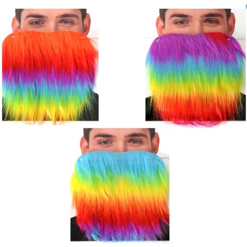 Rainbow Party Beard
