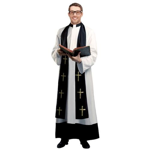 Deluxe Priest Adult Costume [Size: L]