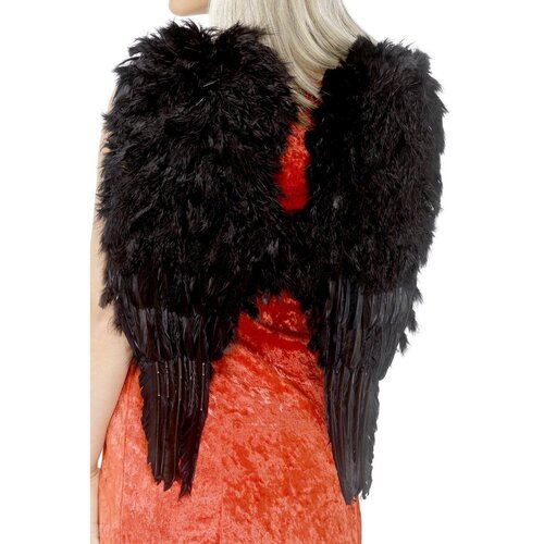 Black Feather Fallen Angel Wings