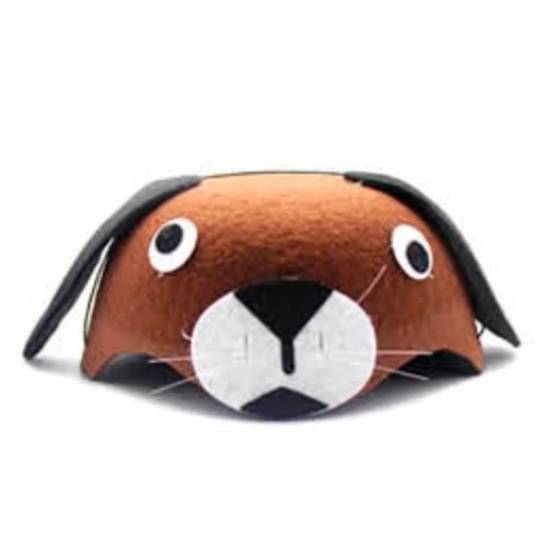 Puppy Dog Hat on Elastic
