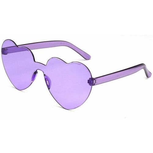 Purple Love Heart Hippie Glasses