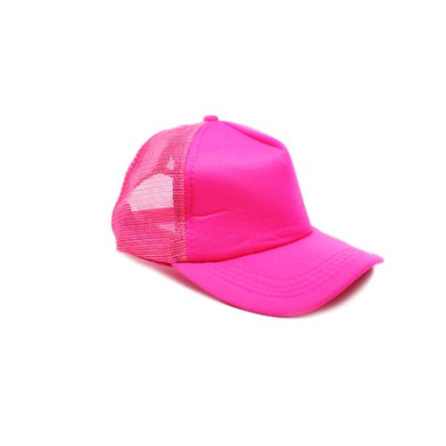 80s Fluro Cap - Neon Pink