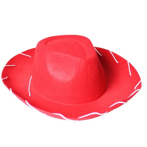 Jessie Style Red Cowboy Hat