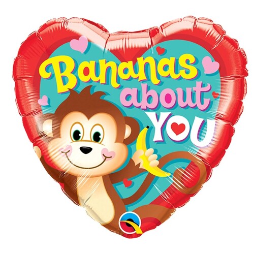 Bananas About You Foil Balloon - 46cm