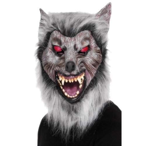 Prowler Grey Werefolf Mask