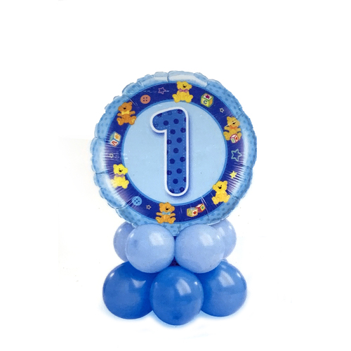 1st Birthday Blue Table Mini