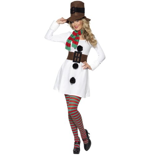 Miss Snowman Adult Costume [Size: S (8-10)]