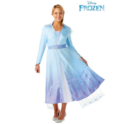 Disney Frozen 2 Elsa Deluxe Adult Costume [Size: S (8-10)]