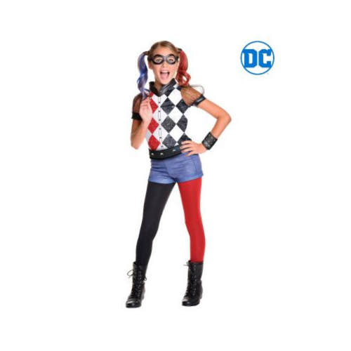 Harley Quinn Deluxe Girl's Costume [Size: 6-8 Yrs]