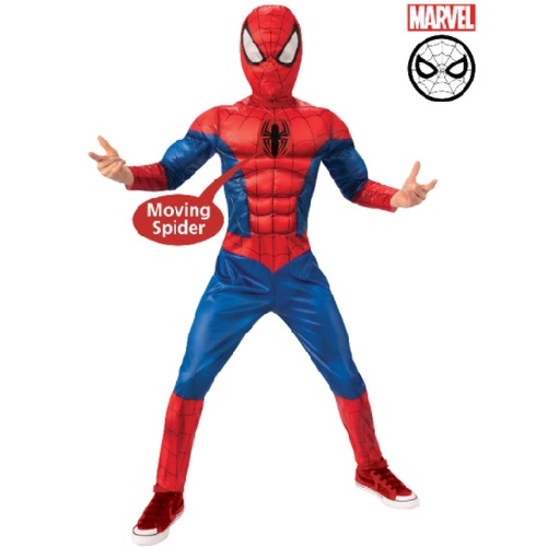 Spider-Man Deluxe Lenticular Kid's Costume [Size: S (3-5 Yrs)]