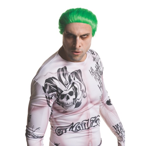 ONLINE ONLY:  The Joker Suicide Squad Wig