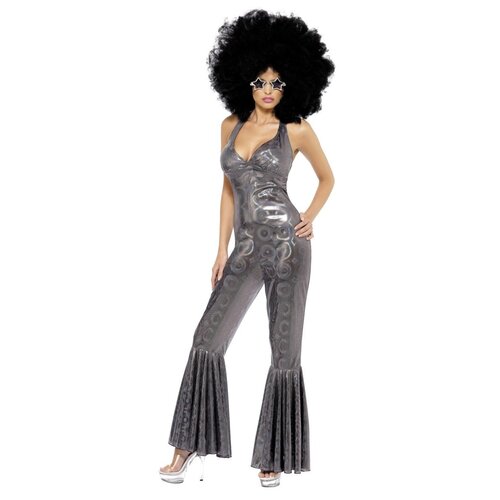 Silver Disco Diva Adult Costume [Size: S (8-10)]