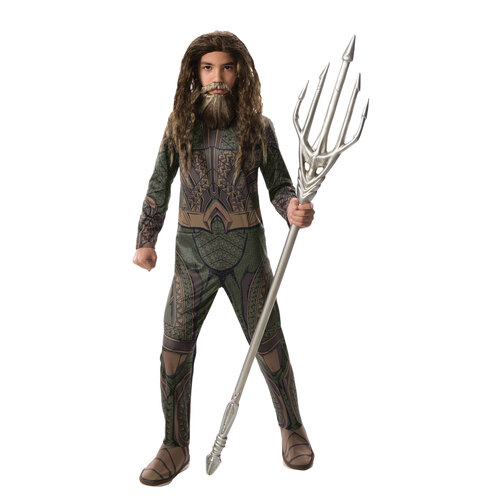 ONLINE ONLY:  Aquaman Kid's Wig & Beard Set