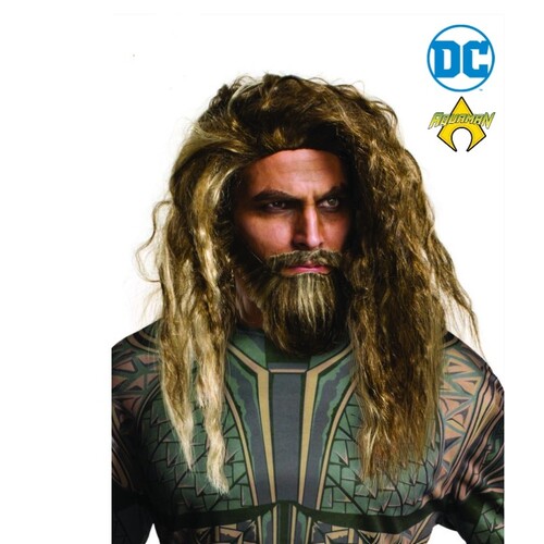 ONLINE ONLY:  Aquaman Adult Wig & Beard Set