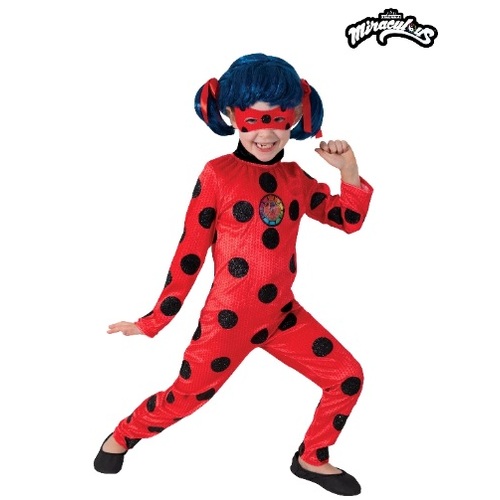 Miraculous Ladybug Deluxe Girls Costume [Size: S (3-5 Yrs)]