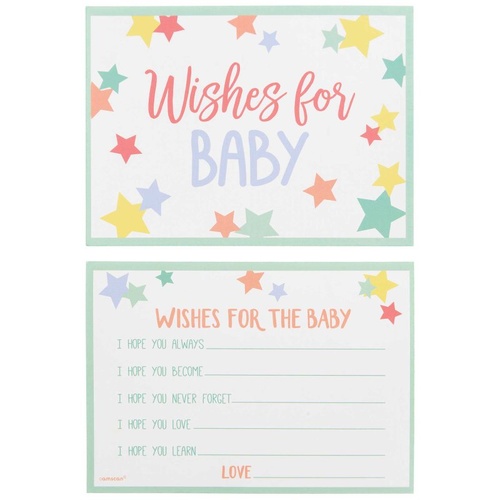 Baby Shower Wishes for Baby Cards - 24 Pk