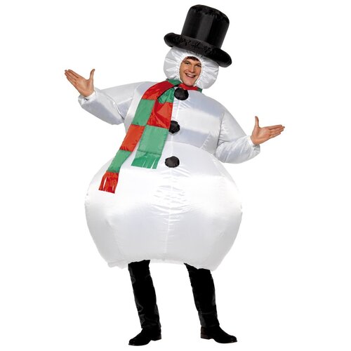 ONLINE ONLY:  Inflatable Snowman Adult Costume
