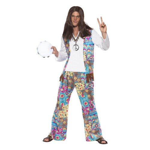 Groovy Hippie Guy Adult Costume [Size: Large]