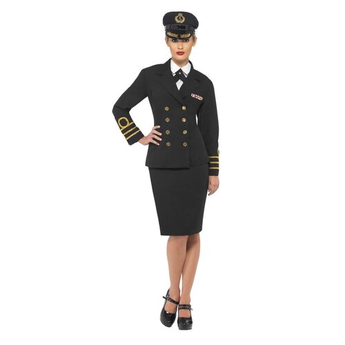 Navy Officer Women's Costume [Size: S (8-10)]