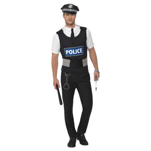 Police Men's Costume Kit [Size: Large]