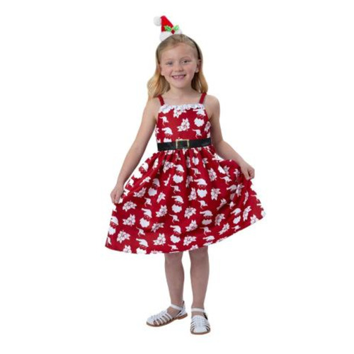  Aussie Christmas Toddler Dress [Size: T1 (1-2 Yrs)]