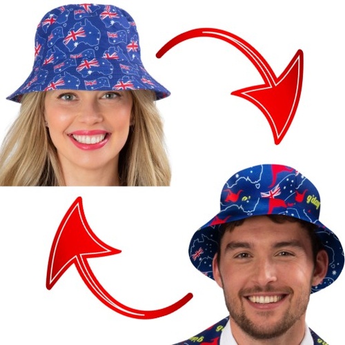 Australian Flag Reversible Bucket Hat