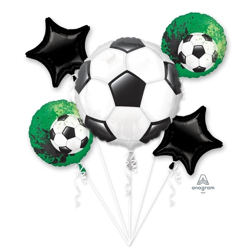 INFLATED Goal Getter Soccer Mega Foil Balloon Bouquet