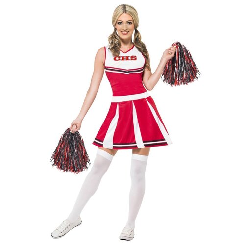 Cheerleader Adult Costume [Size: XS (6-8)]