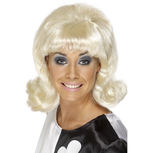 ONLINE ONLY:  60s Flick-Up Blonde Wig
