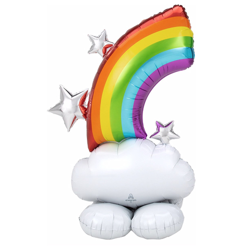 INFLATED Airloonz Rainbow & Clouds Balloon