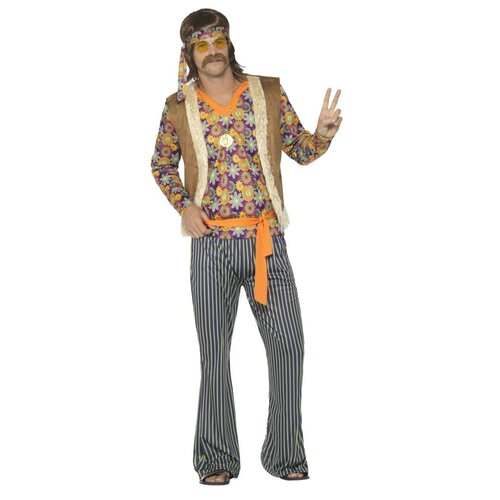 60s Hippie Singer Adult Costume [Size: Large]