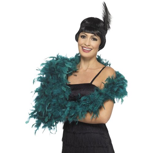 Deluxe 80g Feather Boa - Teal