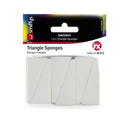 Triangle Make-up Sponges - 6 Pk