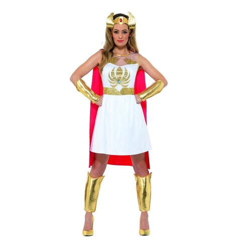 She-Ra Glitter Adult Costume [Size: S (8-10)]